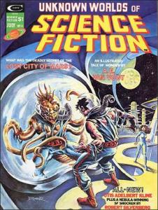 Curtis UNKNOWN WORLDS OF SCIENCE FICTION #4 FN/VF