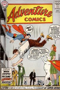 When Krypto was Superboy's Master! / The Doom of the Super-Heroes!
