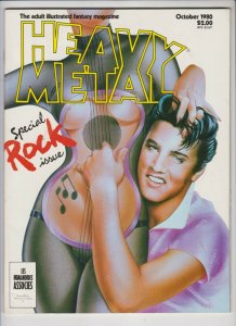 HEAVY METAL VOL4 #7 OCT. 1980 HM COMMUICATIONS / ROCK ISSUE / MID++ QUALITY