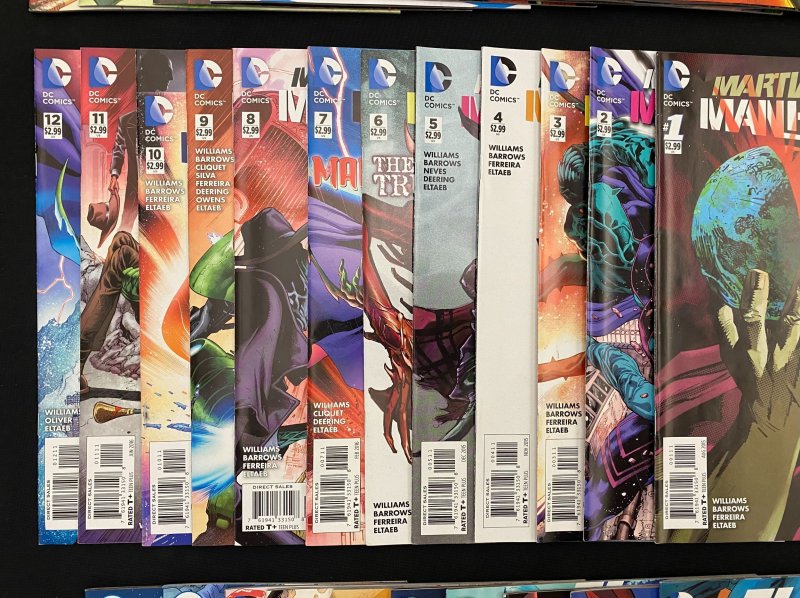 Green Arrow, JLA: Power & Glory, Martian Manhunter - 33 book lot