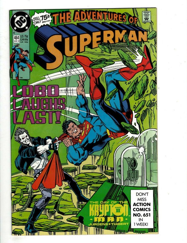 12 Adventures of Superman DC Comics 453 454 457 458 459 460 461 462 463 + HG1