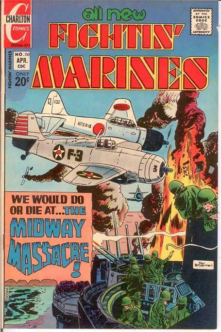 FIGHTIN MARINES (1951-1984) 110 VF   April 1973 COMICS BOOK Midway