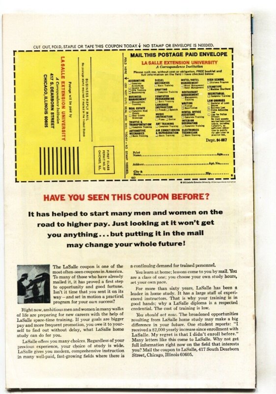 Avengers #117 1973- Captain America SUB-MARINER Marvel Comics