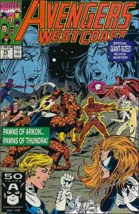 Marvel AVENGERS WEST COAST #75 VF