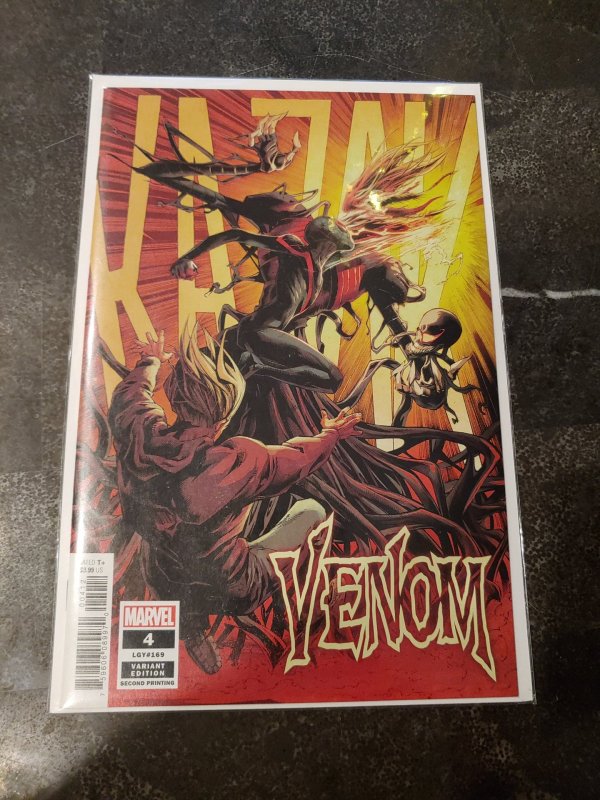 Venom #4 LGY 169 (2018) Marvel Comics 2nd Print Variant 1st Knull Origin