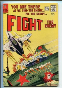 FIGHT THE ENEMY #3 1967-TOWER-LAST ISSUE-WWII-VIET NAM-WALLY WOOD-fn/vf