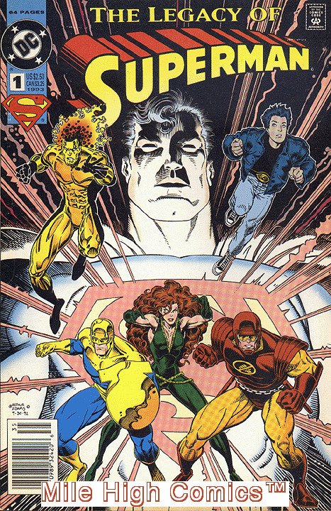 LEGACY OF SUPERMAN #1 NEWSSTAND Good Comics Book