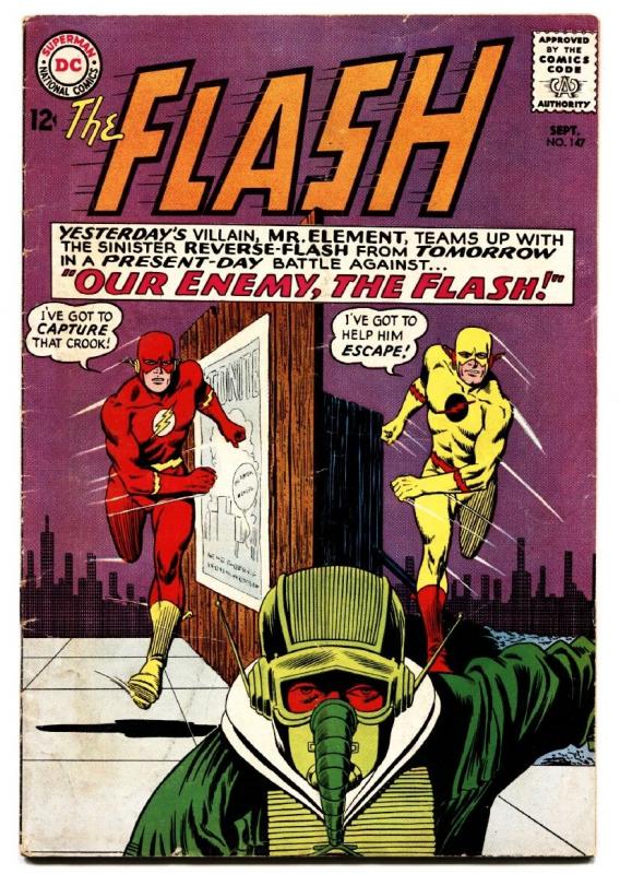 FLASH  #147 comic book 1964-DC-2ND PROFESSOR ZOOM