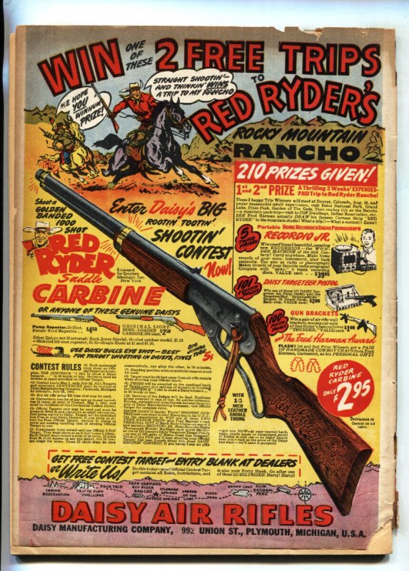 Red Ryder #3 1941- Golden Age Western- Fred Harmon