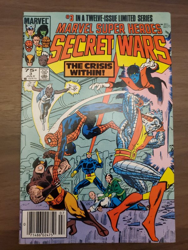 Marvel Super Heroes Secret Wars #3 (1984) 1st Titania (approx 8.0)