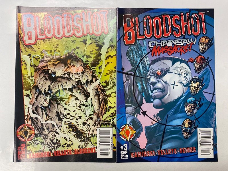 4 Bloodshot VALIANT comic book #2 3 4 5 69 MS10