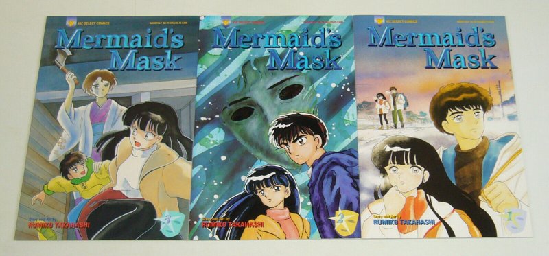 Mermaid's Mask #1-3 VF/NM complete series - viz manga - rumiko takahashi set 2