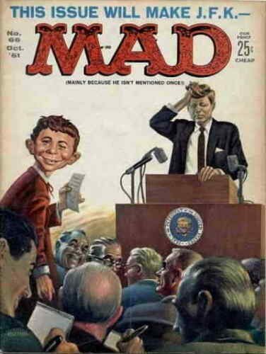 Mad #66 VG; E.C | low grade - JFK cover 1961 - we combine shipping 