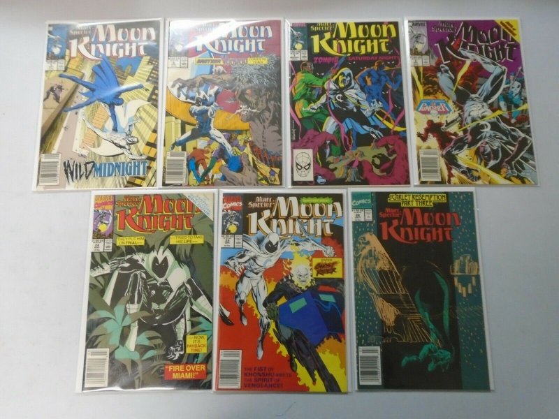 Marc Spector Moon Knight lot 25 different from #4-49 (1989-93)