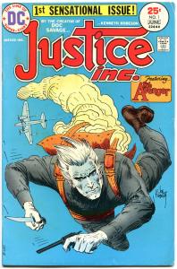 JUSTICE INC #1 FN, 2 3 4, VF+, 1975, Jack Kirby, Avenger, Joe Kubert, Robeson