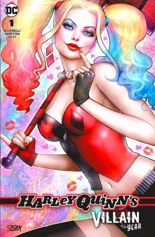 Harley Quinn Villain of the Year #1 WoW! Szerdy Key Variant / Batman Poison Ivy