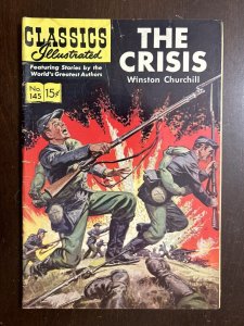 Classics Illustrated #145 The Crisis by Winston Churchill HRN 143 G/VG 3.0