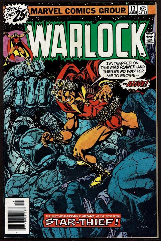 Warlock #13 (Jun 1976, Marvel) 7.0 FN/VF