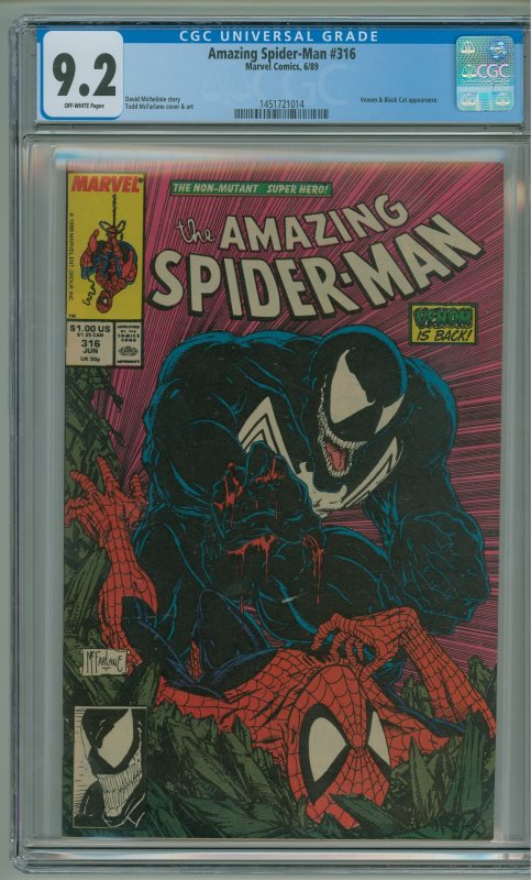 The Amazing Spider-Man #316 (1989) CGC 9.2