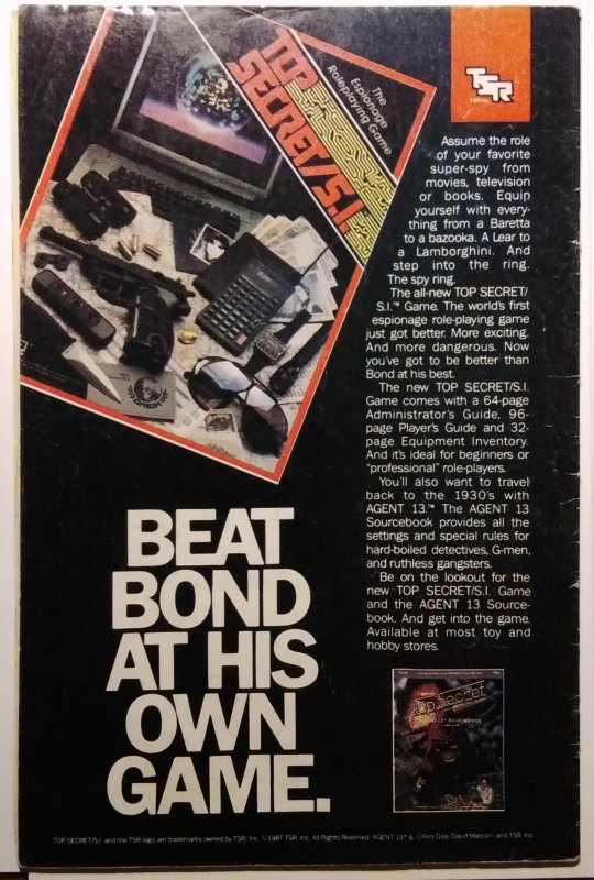 Solo Avengers #1 Newsstand Edition (1987)