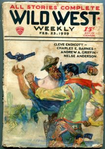 Wild West Weekly Pulp February 23 1929- Whistlin Kid G