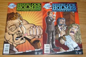 Sherlock Holmes: Victorian Knights #1-2 VF/NM complete series - bluewater comics