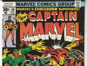 Captain Marvel #50 (1977) Avengers !