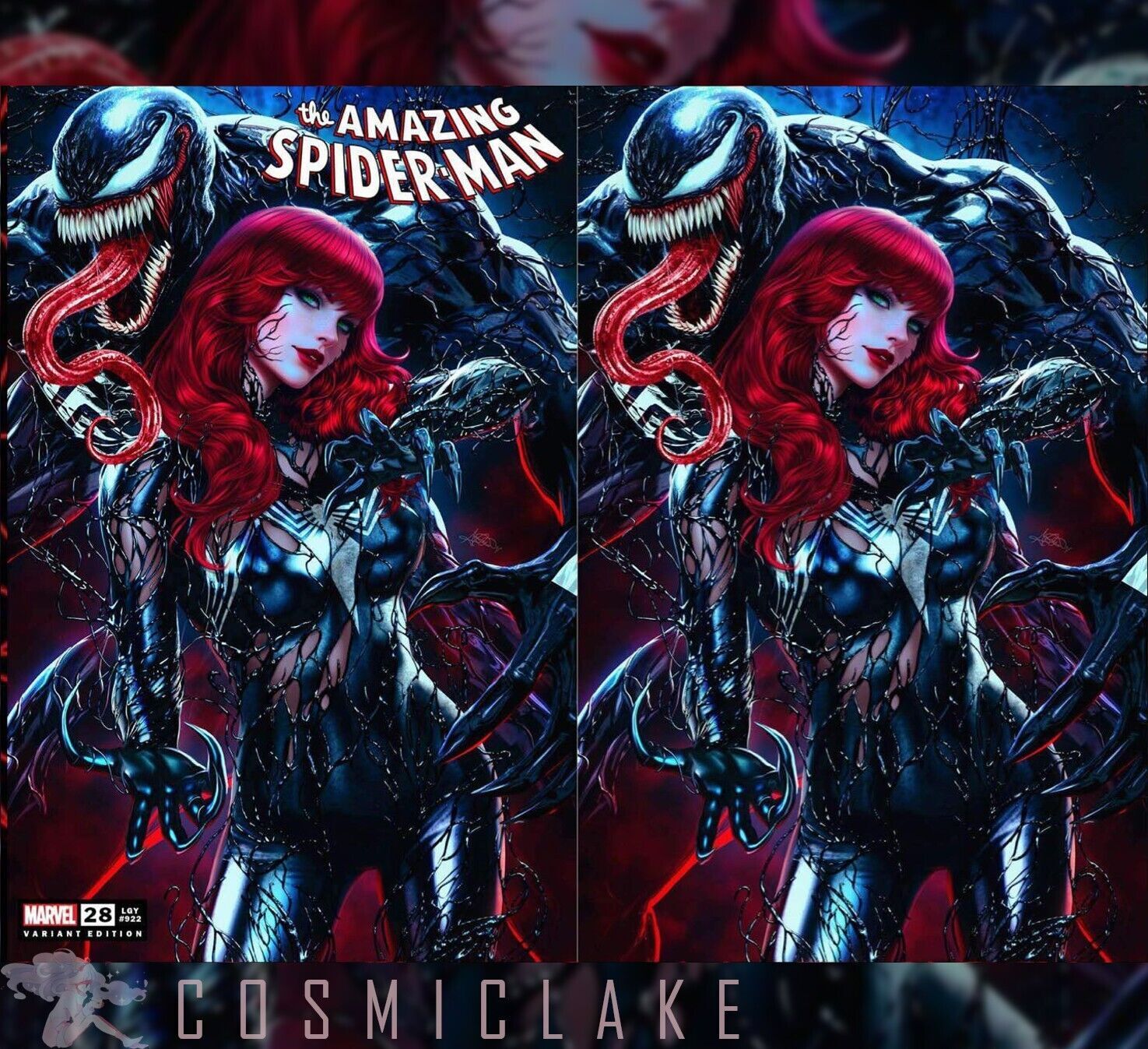 Amazing Spiderman #28 Diaz Venom Mary Jane Virgin Variant SET Preorder 6/28