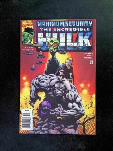 Incredible Hulk #21 (2ND SERIES) MARVEL Comics 2000 NM- NEWSSTAND