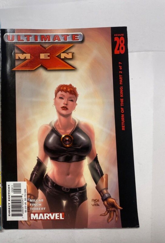 3 MARVEL comic books Ultimate X-Men #28 X-Men/ FF #1 Vision #3 80 KM18