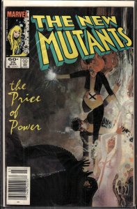 The New Mutants #25 Newsstand Edition (1985) New Mutants [Key Issue]