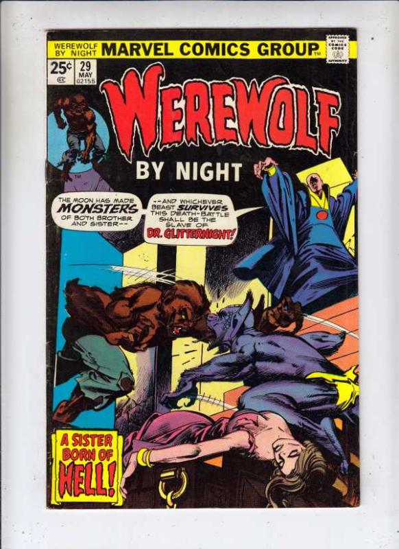 Werewolf by Night #29 (May-75) FN- Mid-Grade Werewolf