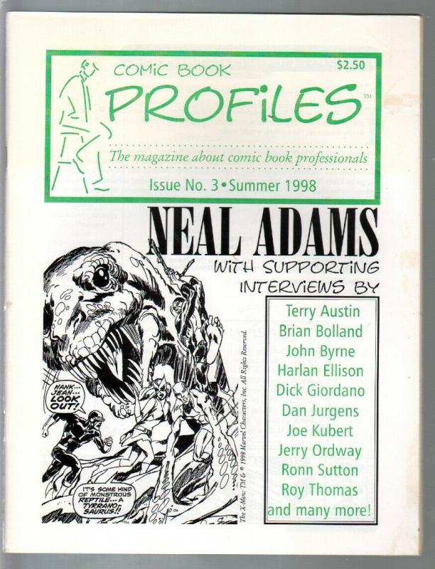 Comic Book Profiles #3 1998-Neal Adams issue-VF