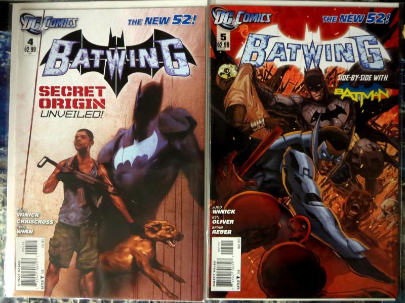 BATWING 0-18 New 52 (2011-2013) 19 diff DC Comics books Batman Judd Winick