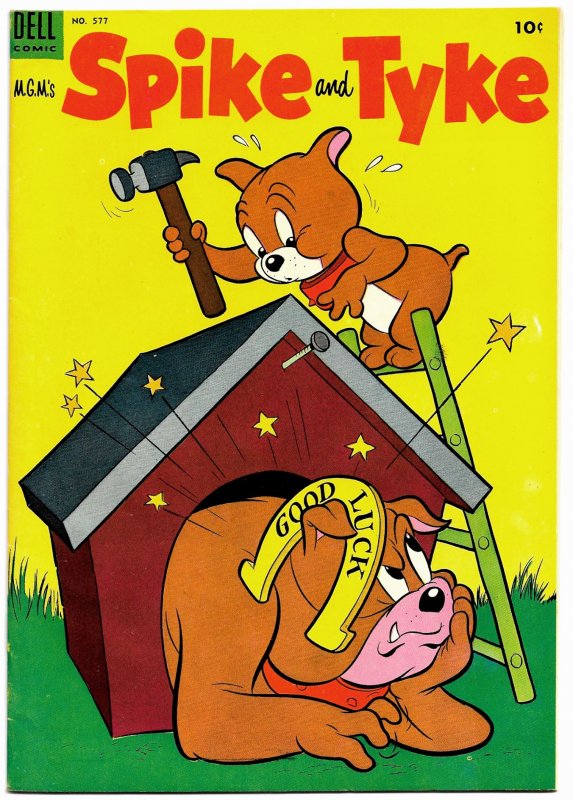 SPIKE and TYKE • Four Color #577 (August 1954) Art by MGM Animator Ken Champin