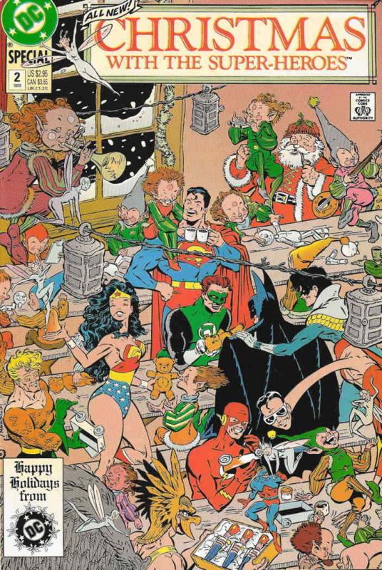 Christmas with the Super-Heroes #2 VF/NM; DC | save on shipping - details inside