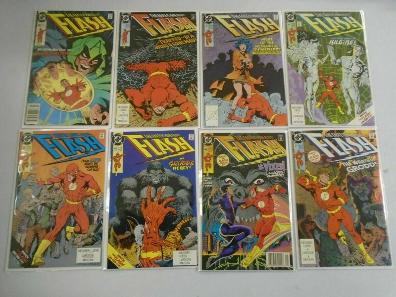 Flash comic lot 42 different from #2-50 8.0 VF (1987-91 2nd Series)