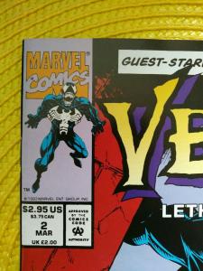 Venom: Lethal Protector #2 Marvel (1993) Spider-Man (unread copy)