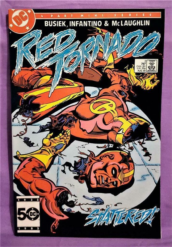 RED TORNADO #1 - 4 Carmine Infantino Kurt Busiek (DC 1985)