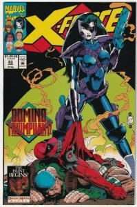 X-Force #23 June Domino Triumphant! Deadpool 1993 Marvel Comics