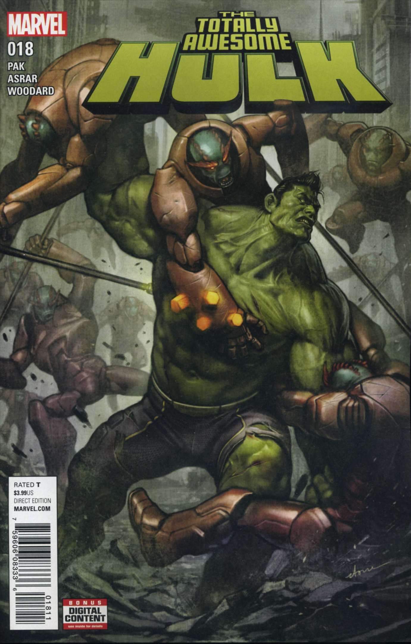 Totally Awesome Hulk, The #18 VF/NM ; Marvel  Comic Books - Modern Age,  Marvel, Incredible Hulk, Superhero / HipComic