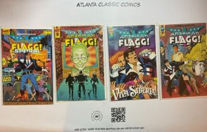 Lot Of 4 Comic Books First Comics American FLAGG #1 10 11 12  47 MT4