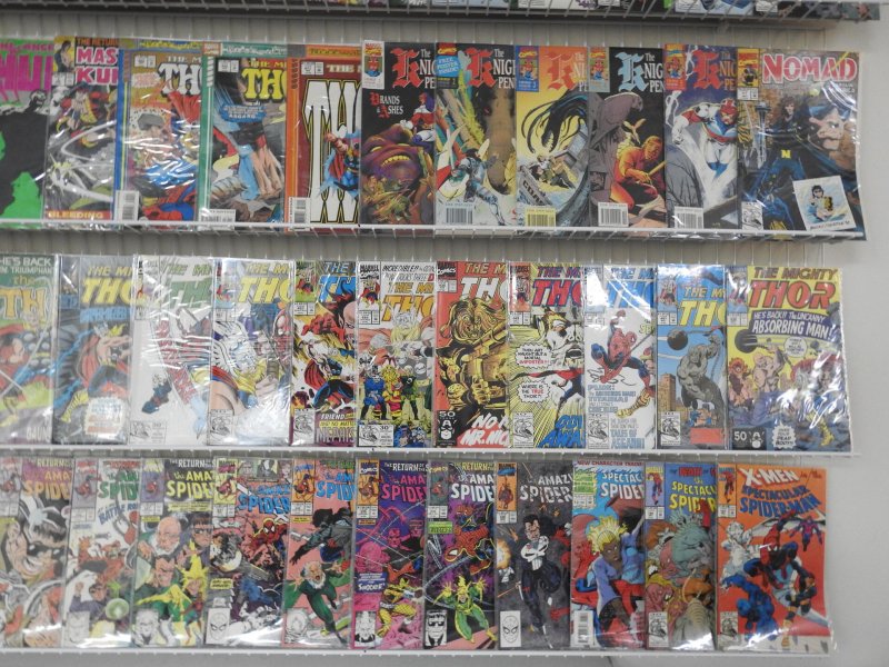 Huge Lot 160+ Comics W/ Spider-man, Hulk, Thor, Avengers+ Avg VF- Condition!