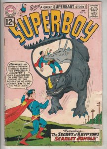 Superboy #102 (Jan-63) VG+ Mid-Grade Superboy