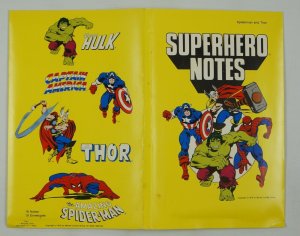 Superhero Notes: Spider-Man and Thor 1978 Stationary Set - envelopes & notes 