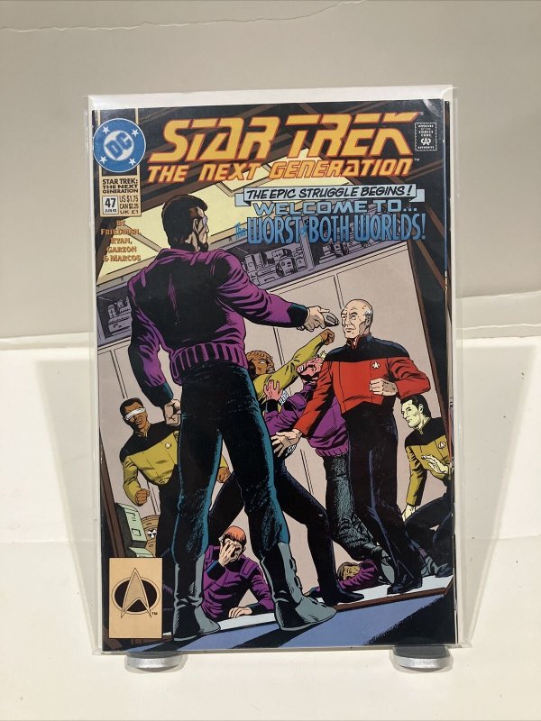 Star Trek The Next Generation #47 Comic Book 1993 VF DC Jean-Luc Picard
