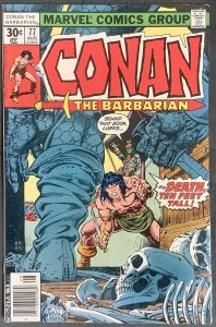 Conan the Barbarian #77 Newsstand (1977, Marvel) VF/NM