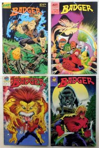 Badger Lot of 4 #15, 34, 35, 36 (1986) First Comics 1st Print Comic Books