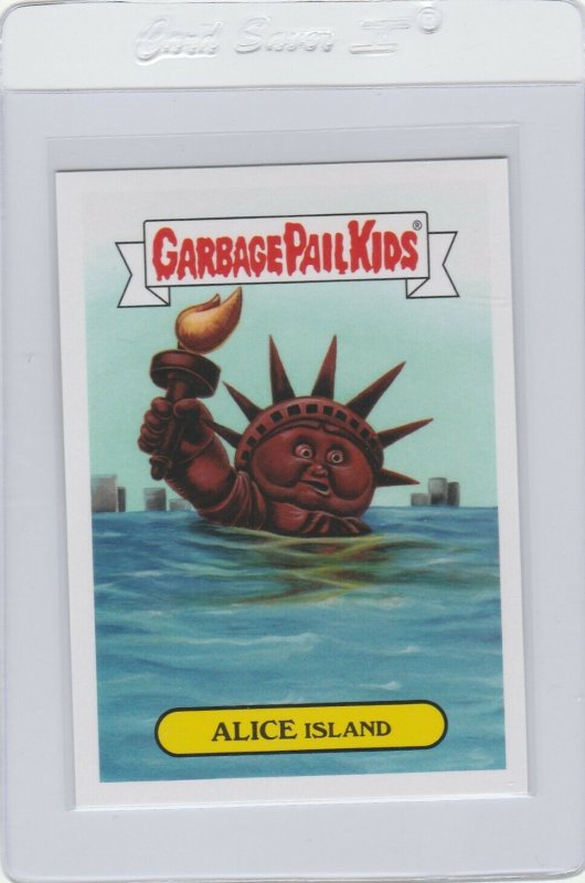 Garbage Pail Kids Alice Island 10a GPK 2017 Adam Geddon trading card sticker