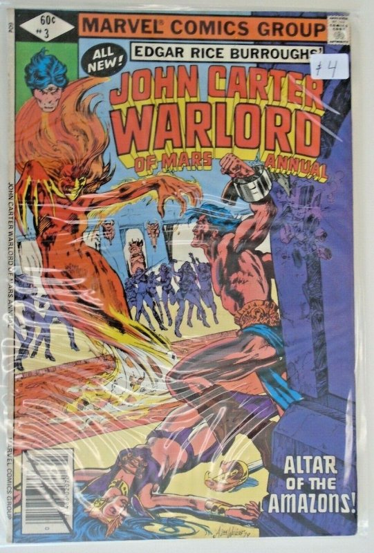 *John Carter (1977, Marvel) #2-24, Annual 1-3 (16 books) Graded=$76.50